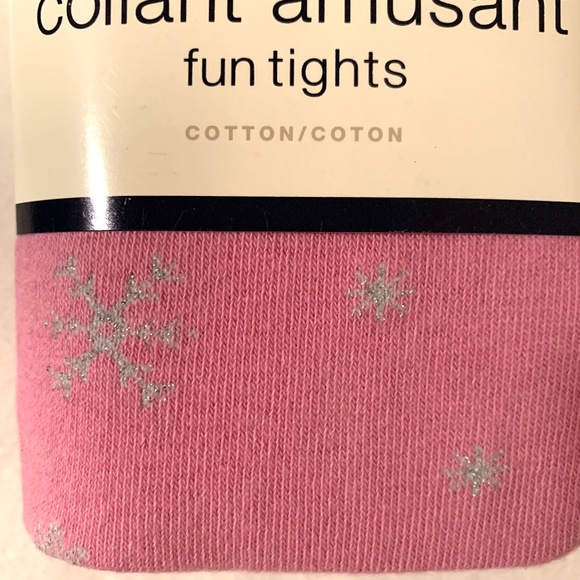 GAP Kids Pink Snowflake Fun Tights Size XL - Picture 2 of 5